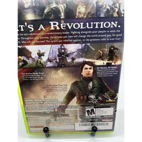 Fable III Xbox 360 Complete CIB Tested - Great Condition! - Picture 3 of 9